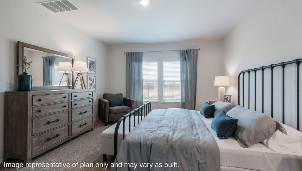 Furnished interior view inside a new home in Blue Ridge Ranch, San Antonio (Image 14).