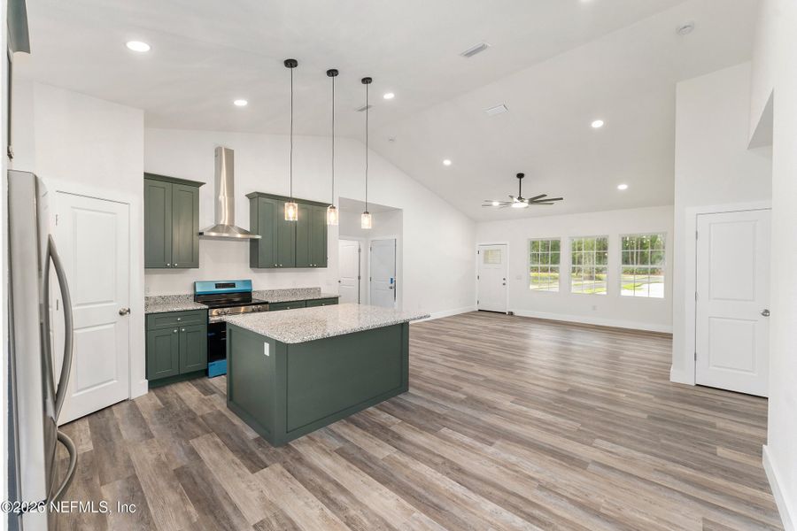 Furnished interior view inside a new home in , Hampton (Image 5).