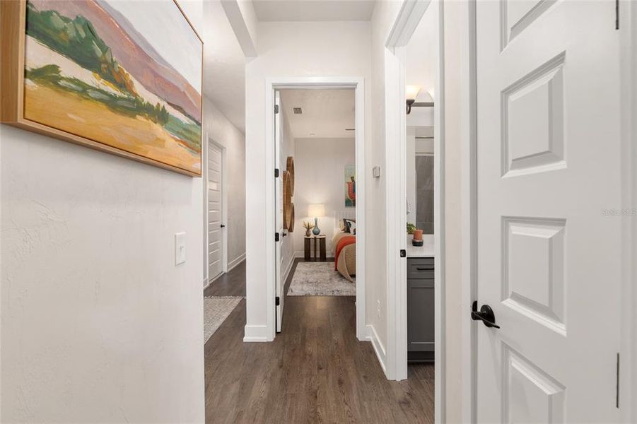 Furnished interior view inside a new home in Fairway Pointe at West End, Newberry (Image 14).