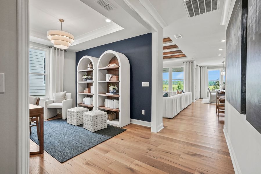 Representative furnished interior of a home built from the Mystique by Del Webb in Del Webb Carolina Ridge, Midland (Image 25).