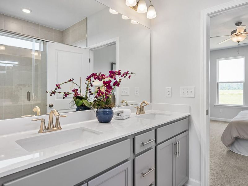 Furnished interior view inside a new home in Retreat at North Main, Lillington (Image 16).