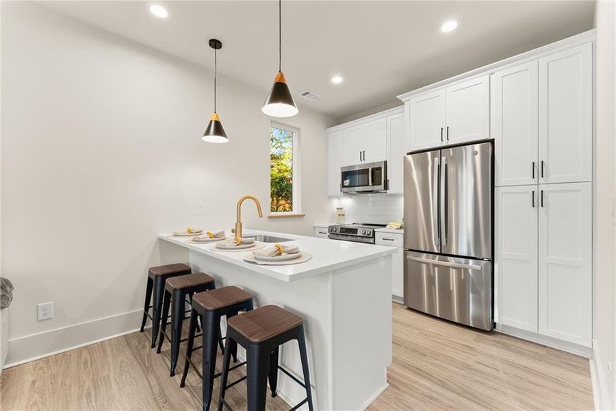 Furnished interior view inside a new home in , Gainesville (Image 10).