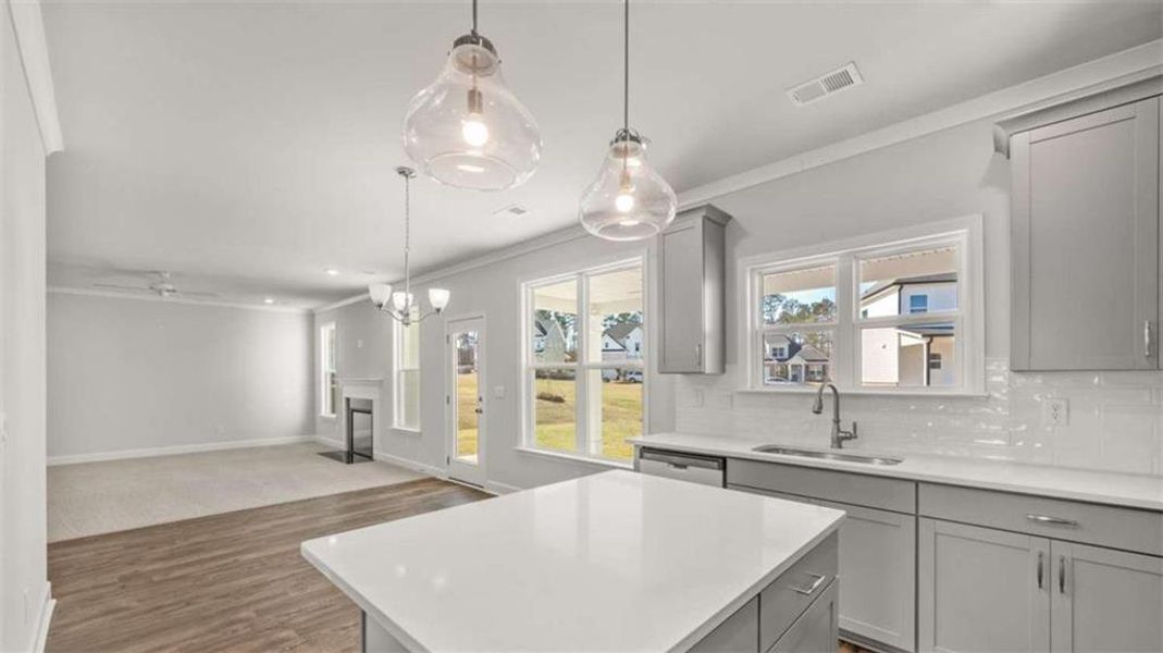 Furnished interior view inside a new home in Evergreen Crossing, Locust Grove (Image 11).