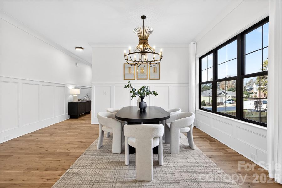 Furnished interior view inside a new home in , Charlotte (Image 9).