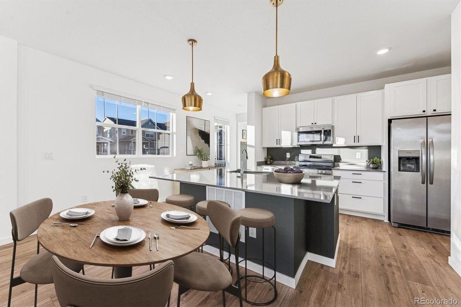 Furnished interior view inside a new home in Parkdale: Paired Homes, Erie (Image 10).