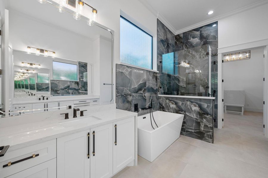 Furnished interior view inside a new home in , Spring (Image 4).