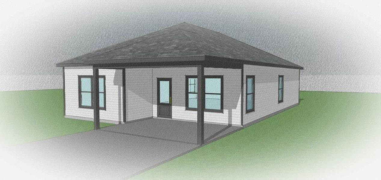 Exterior rendering of this home design in , Mabank, TX (Image 2).
