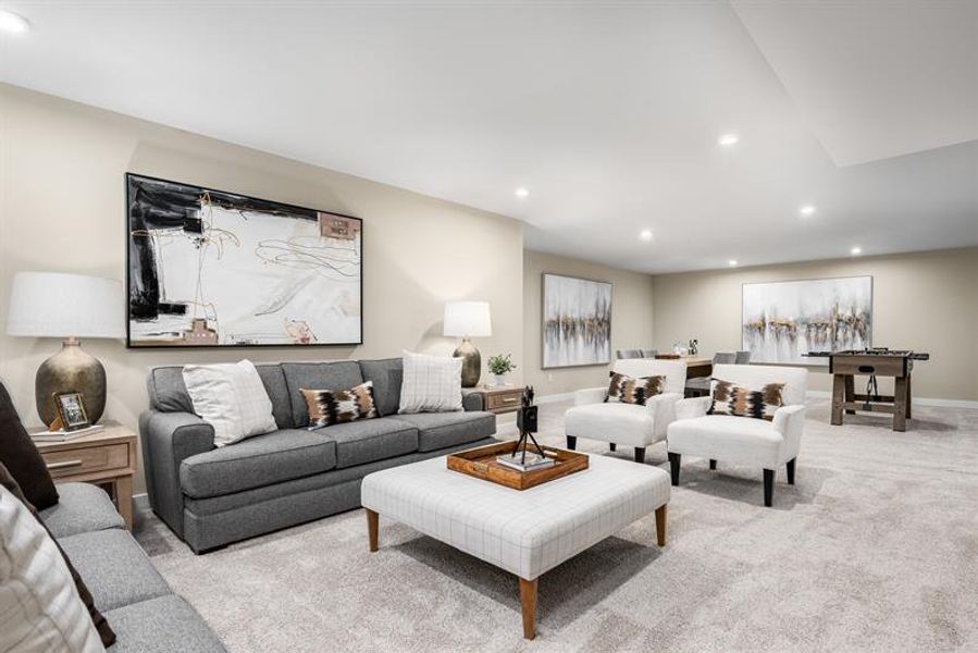 Representative furnished interior of a home built from the Corsica by Ryan Homes in Muirwood, Murfreesboro (Image 34).