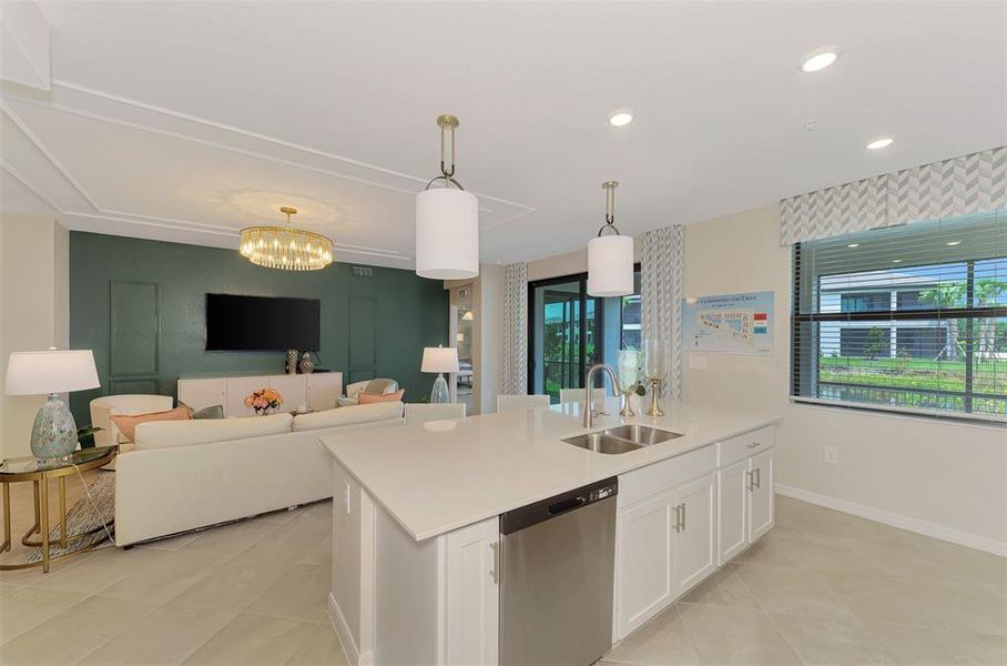 Furnished interior view inside a new home in Legends Cove, Bradenton (Image 40). Furnished interior view inside a new home in Legends Cove, Bradenton (Image 40).