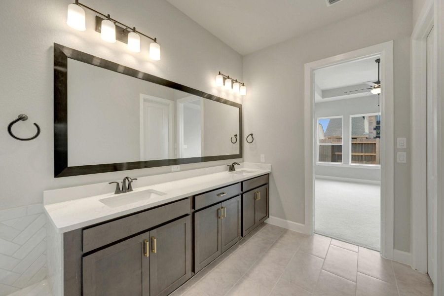 Furnished interior view inside a new home in Brookewater - Ascent Collection, Rosenberg (Image 6).