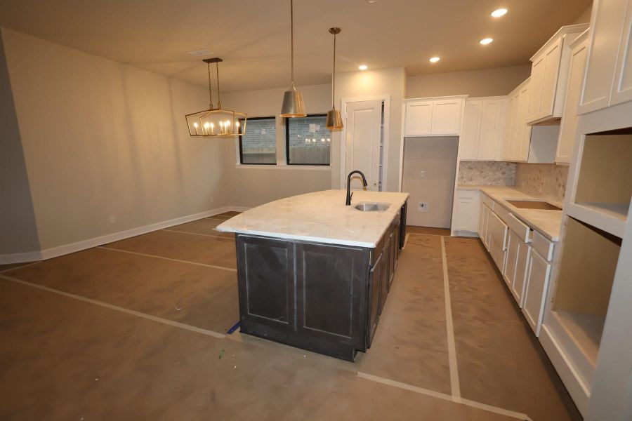 In-progress construction of a new home in Sienna - Grove Collection, Missouri City, TX (Image 6).