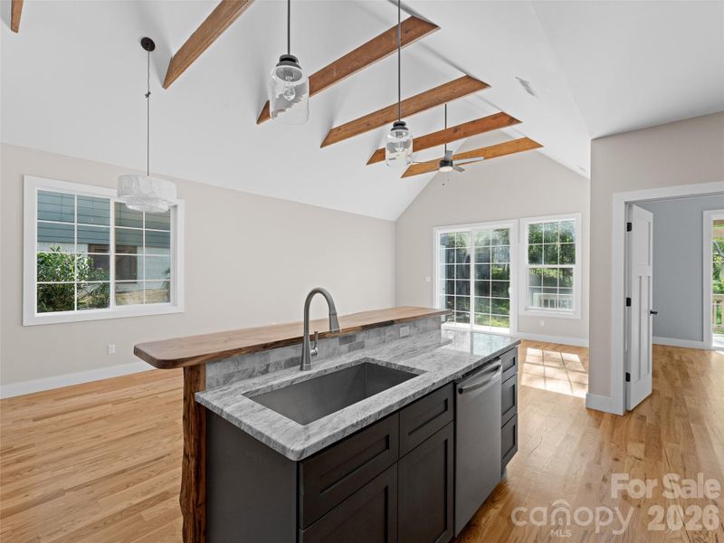 Furnished interior view inside a new home in , Brevard (Image 8).
