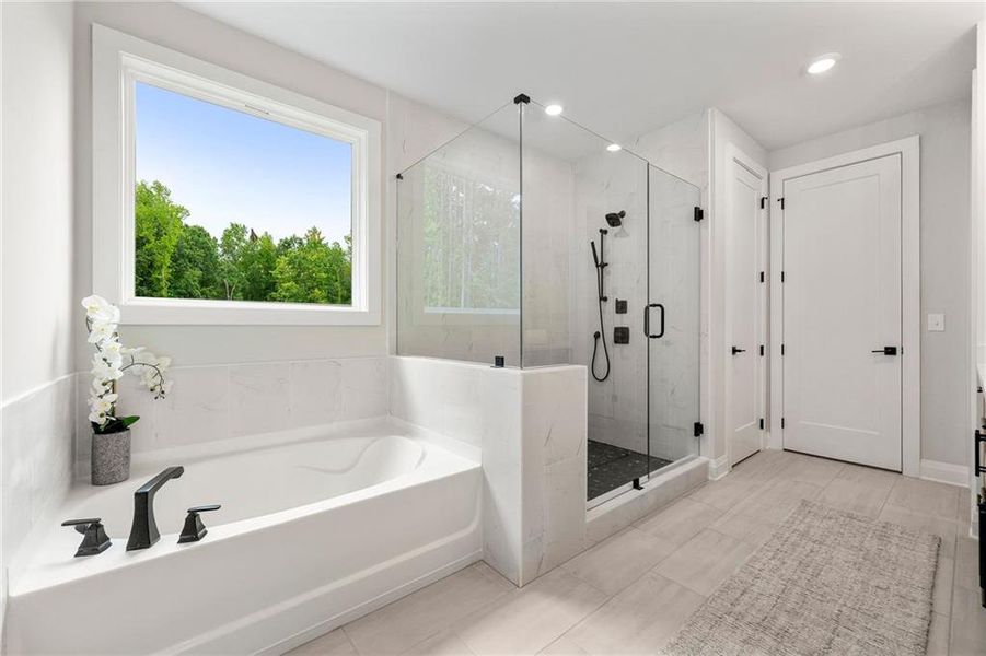 Furnished interior view inside a new home in , Canton (Image 29).