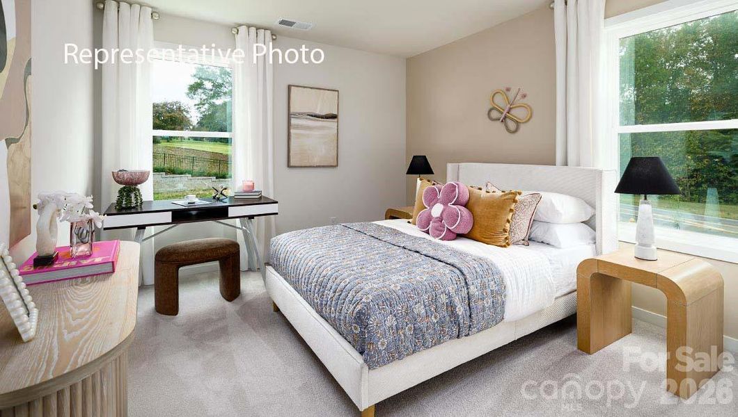 Furnished interior view inside a new home in Sylvan Creek, Denver (Image 24).