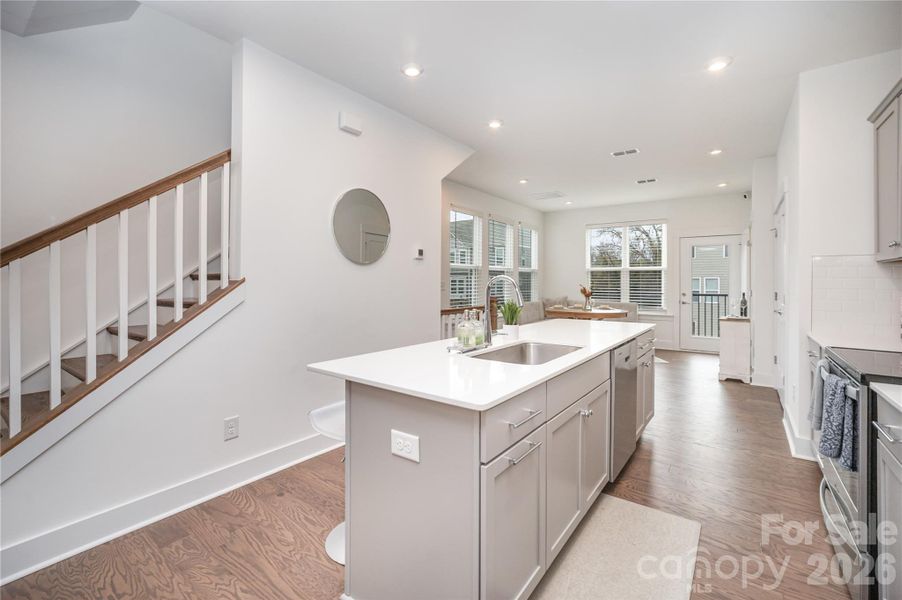 Furnished interior view inside a new home in , Charlotte (Image 23).
