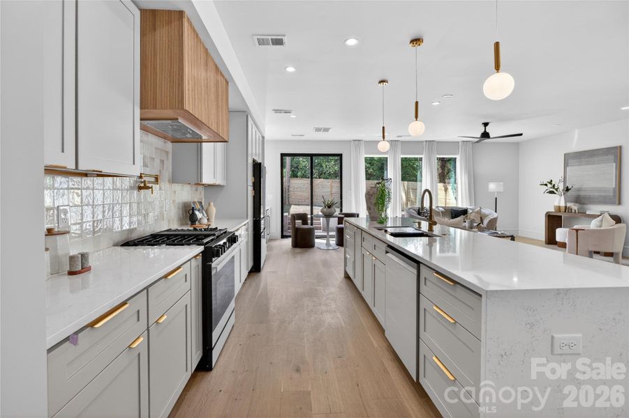Furnished interior view inside a new home in , Charlotte (Image 7).