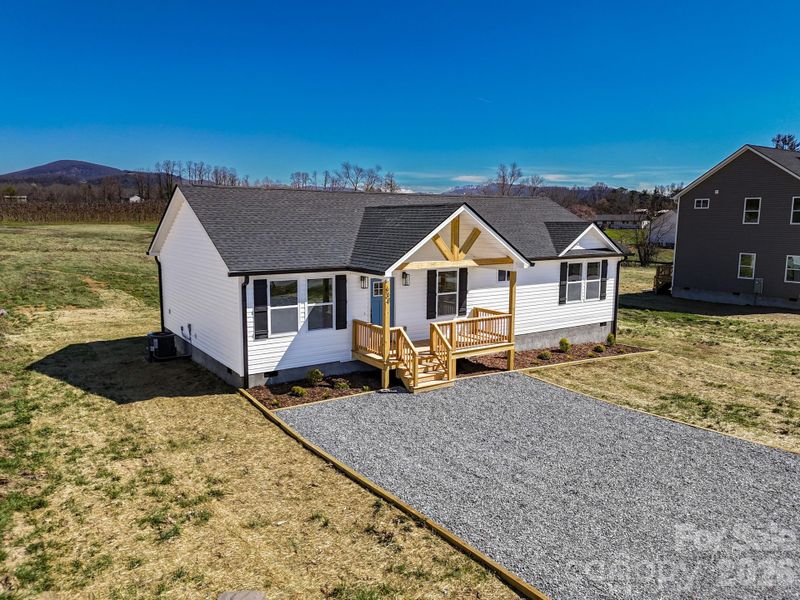Exterior details and patio area of a home in , Hendersonville (Image 26).