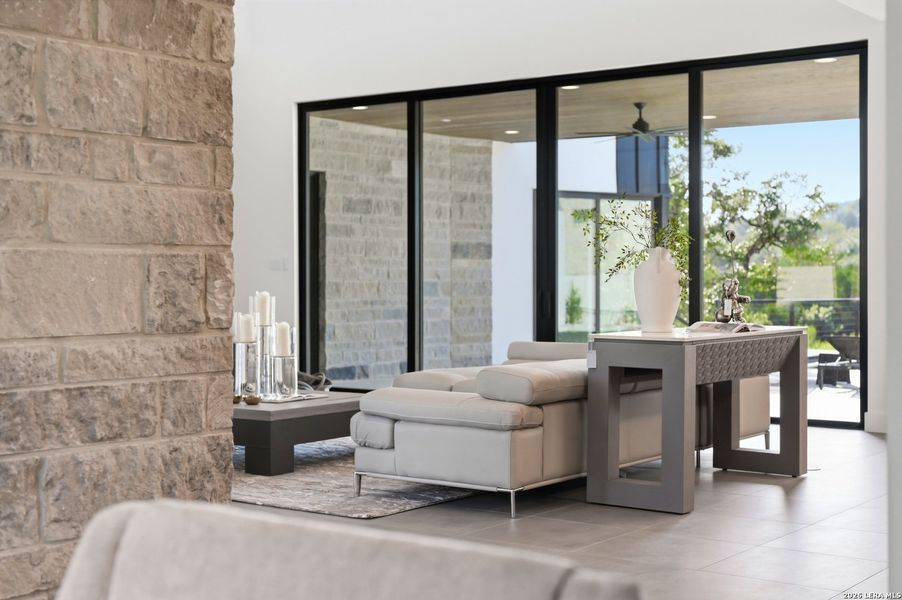 Exterior details and patio area of a home in , San Antonio (Image 32).