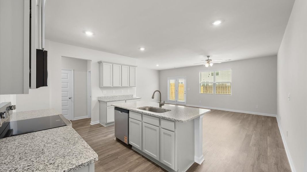 Furnished interior view inside a new home in Laurel Park Townhomes, Hephzibah (Image 6).