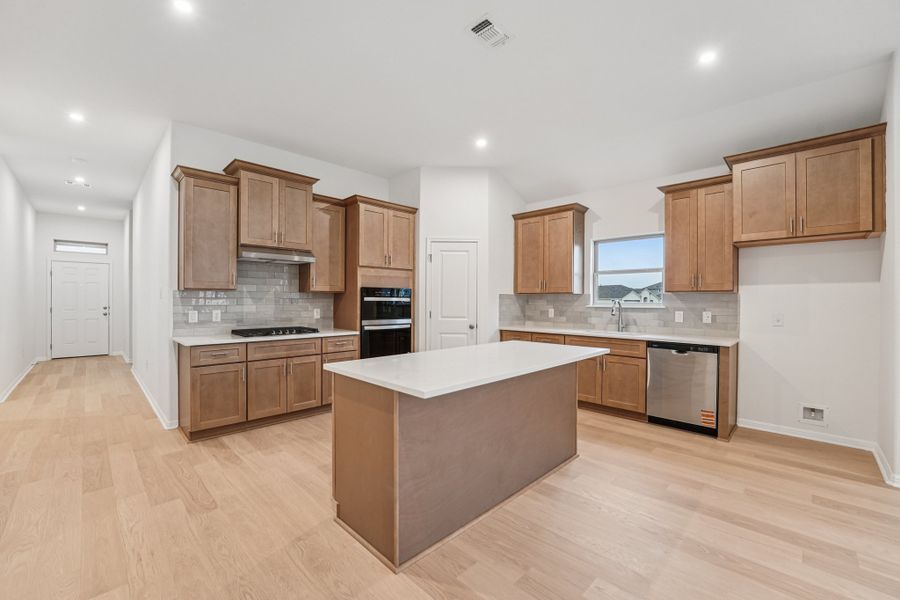 Furnished interior view inside a new home in Crosswinds, Kyle (Image 5). Furnished interior view inside a new home in Crosswinds, Kyle (Image 5).