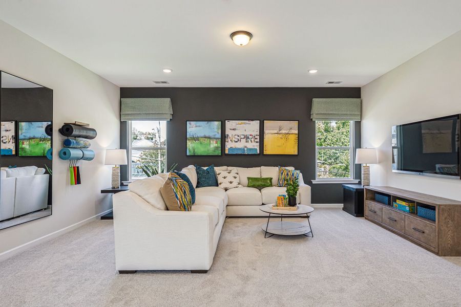 Furnished interior view inside a new home in Lemon Springs Estates, Sanford (Image 18).