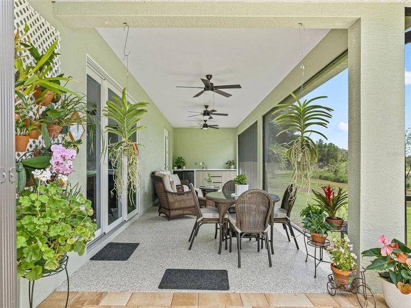 Exterior details and patio area of a home in , Lady Lake (Image 34). Exterior details and patio area of a home in , Lady Lake (Image 34).