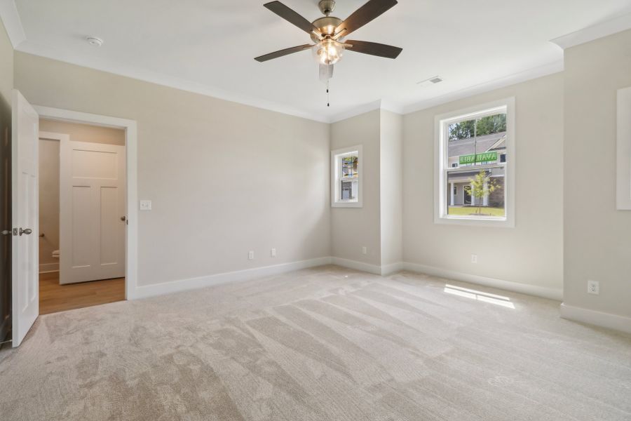 Representative unfurnished interior of a home built from the Connor II by Great Southern Homes in Edwards Ridge, Central (Image 24).