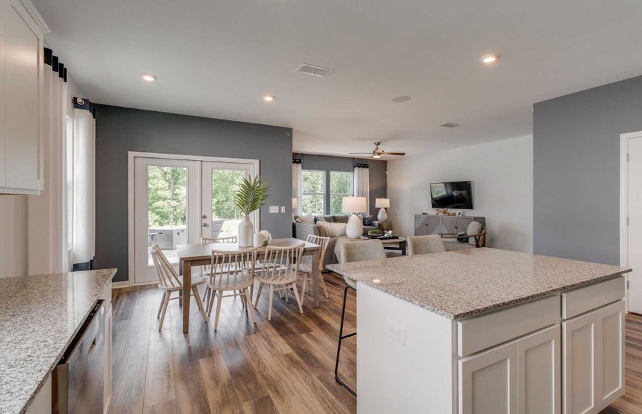Furnished interior view inside a new home in Highlands of Carter's Station, Columbia (Image 10).