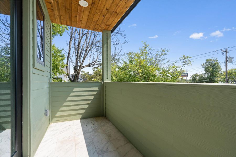 Located off of Primary Bedroom