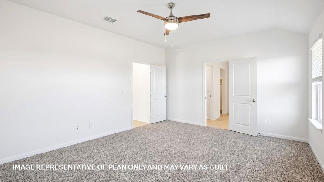 Representative unfurnished interior of a home built from the The Lakeway by D.R. Horton in Revelry, Del Valle (Image 40).