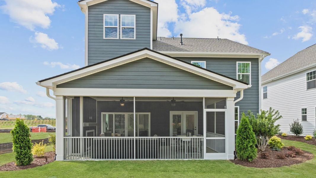 Representative exterior photo of a completed home built from the Pelham by DRB Homes in Riley Farms, Rockvale, TN (Image 29).