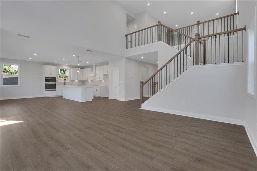 Spacious, unfurnished interior of a new home in The Paddocks at Doc Hughes, Buford (Image 35).