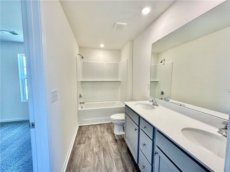 Furnished interior view inside a new home in Champions Village at Cherry Hill, Pendleton (Image 9).