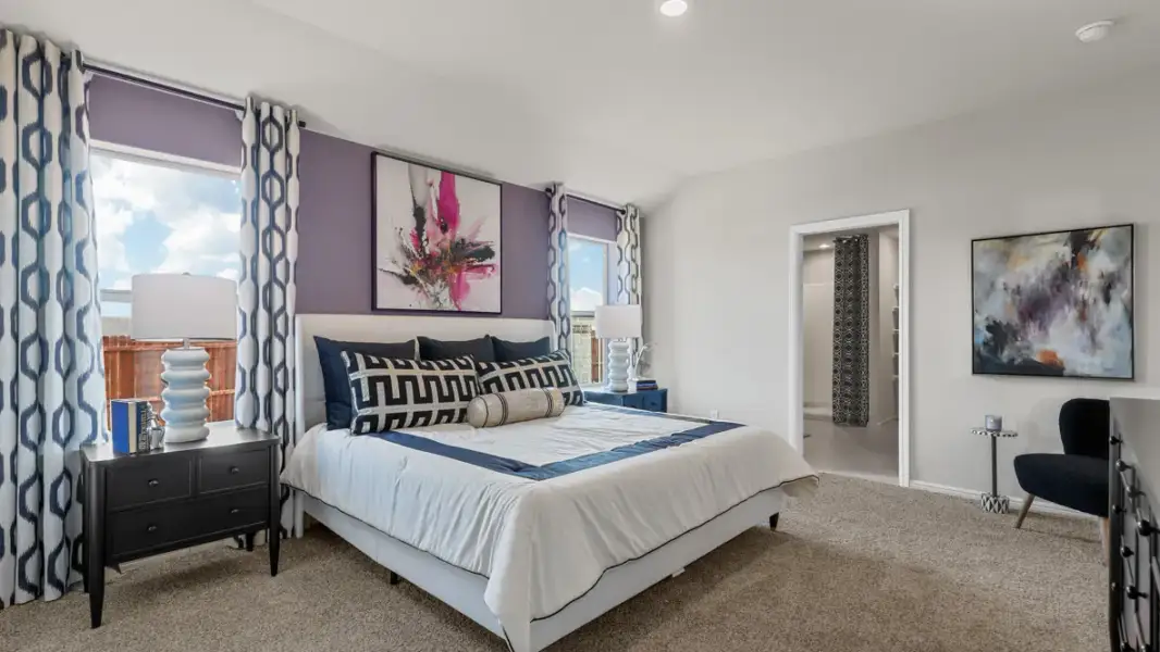 Furnished interior view inside a new home in Hadley Farms, Godley (Image 24).