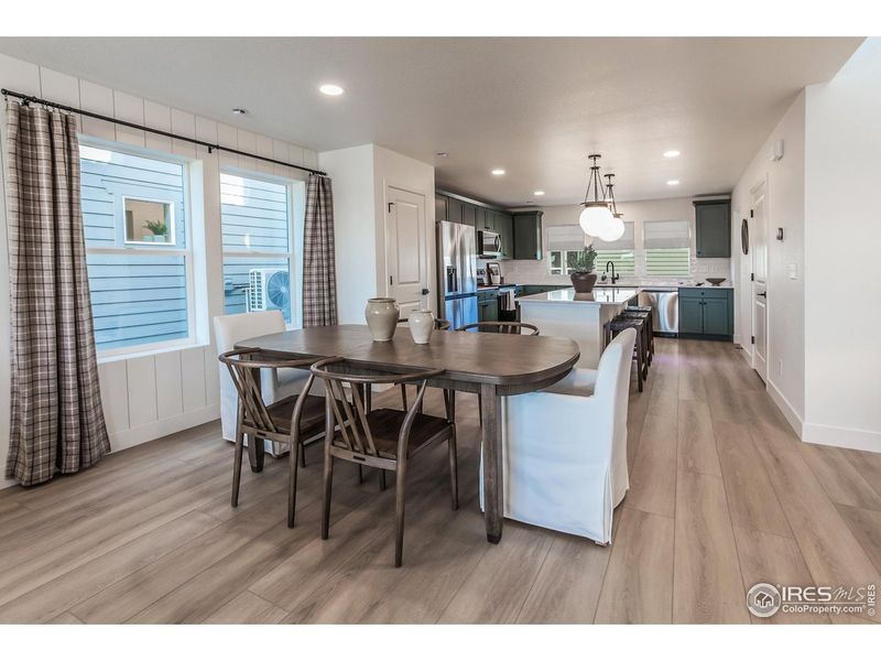 Furnished interior view inside a new home in Prairie Song Story Collection - Single Family Homes, Windsor (Image 32).