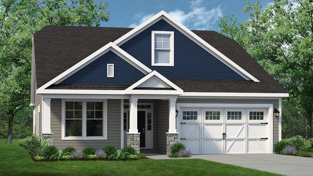 Representative exterior photo of a completed home built from the The Boardwalk by Chesapeake Homes in Heritage Park at Longs, Longs, SC (Image 23).