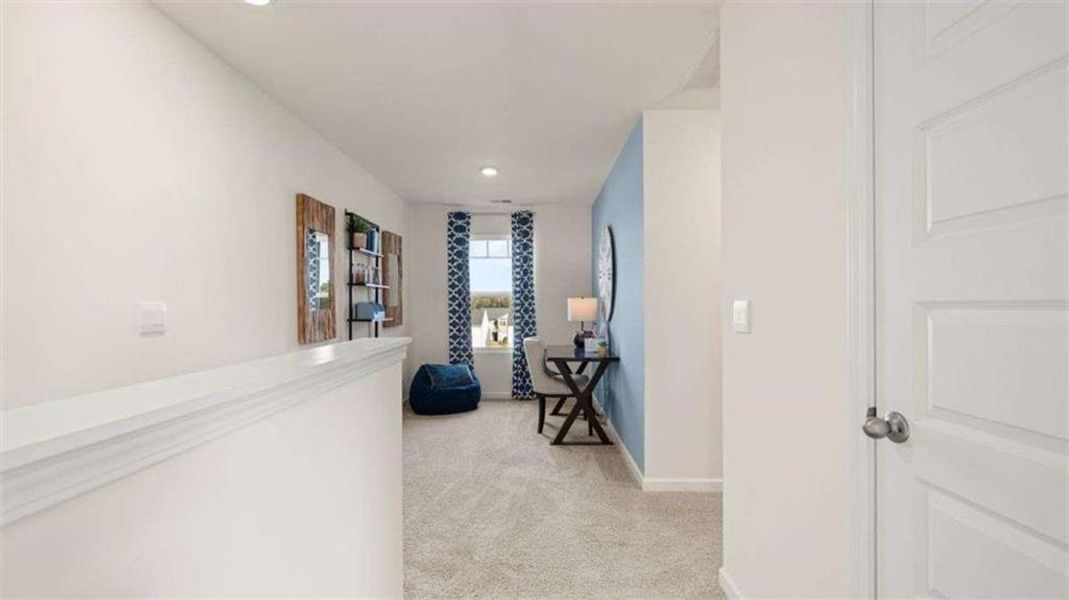 Furnished interior view inside a new home in Poplar Preserve, Newnan (Image 20).