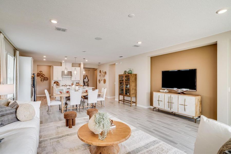 Furnished interior view inside a new home in Ardisia Park, New Smyrna Beach (Image 17).