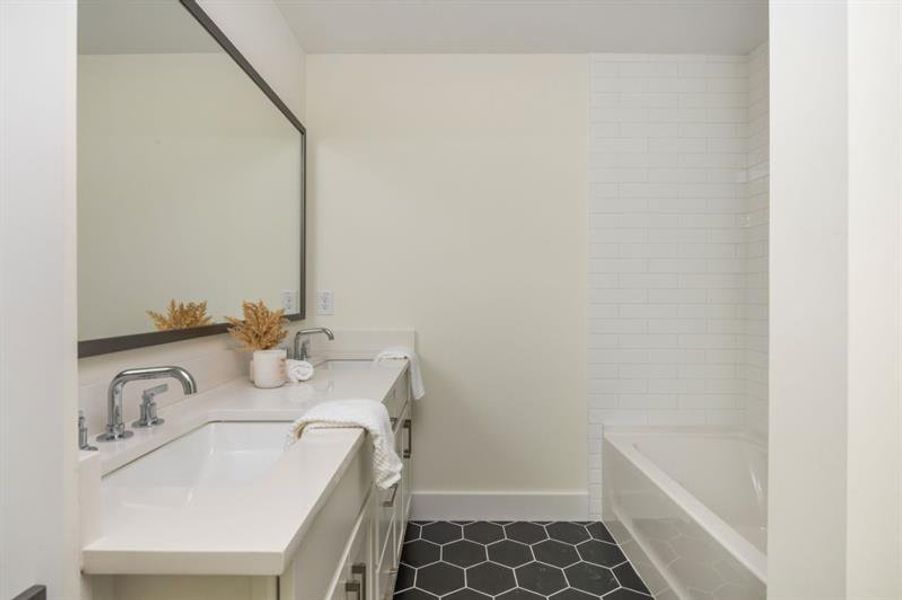 Furnished interior view inside a new home in , Atlanta (Image 25).