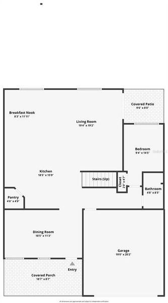 2D floor plan layout of this home in , Daytona Beach, FL (Image 5).