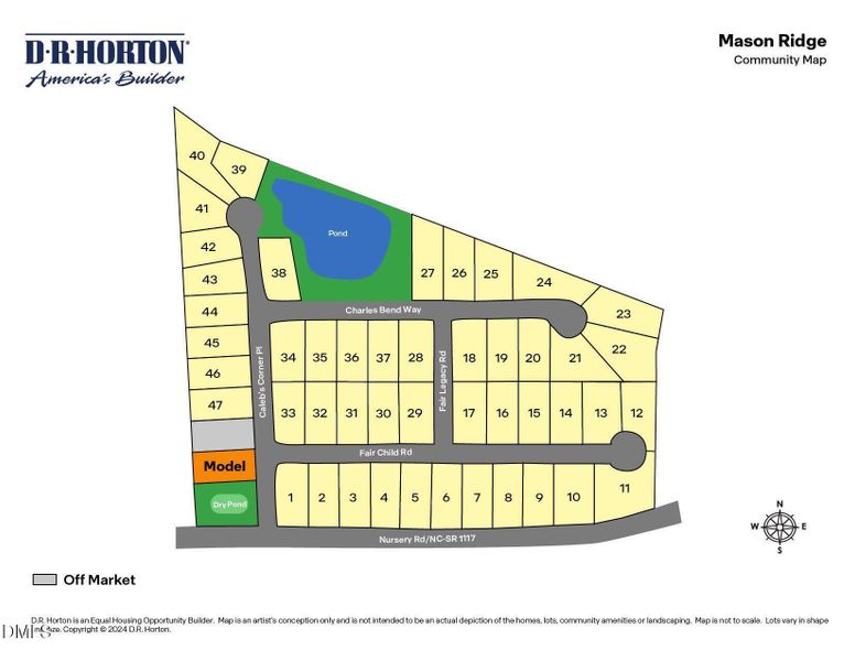 Mason Ridge - Site Map
