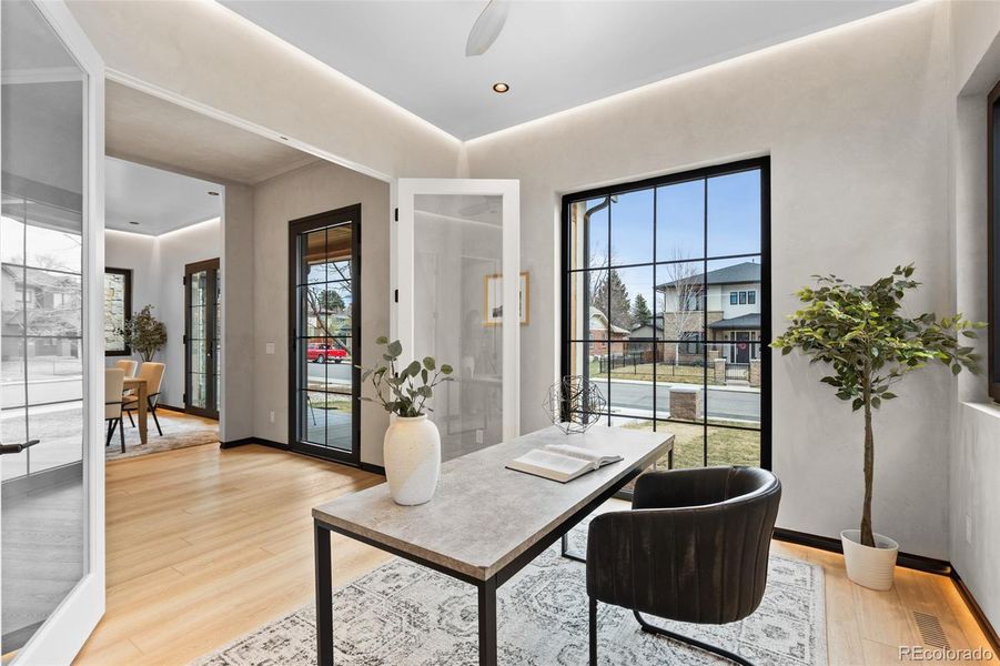 Furnished interior view inside a new home in , Denver (Image 15).