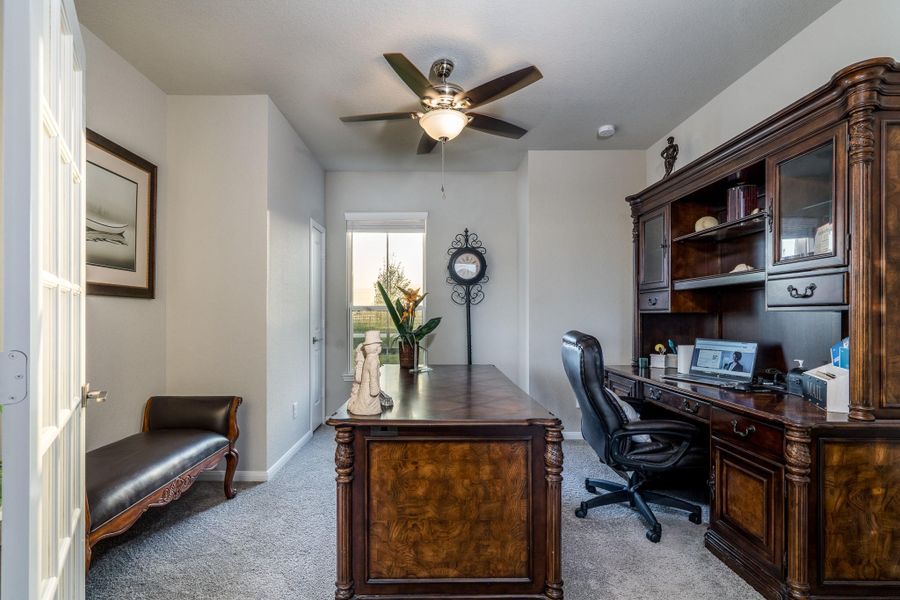 Spacious Office w/French Doors