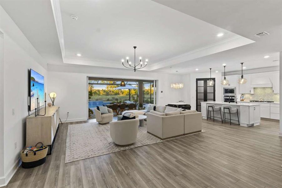 Furnished interior view inside a new home in , Punta Gorda (Image 26). Furnished interior view inside a new home in , Punta Gorda (Image 26).