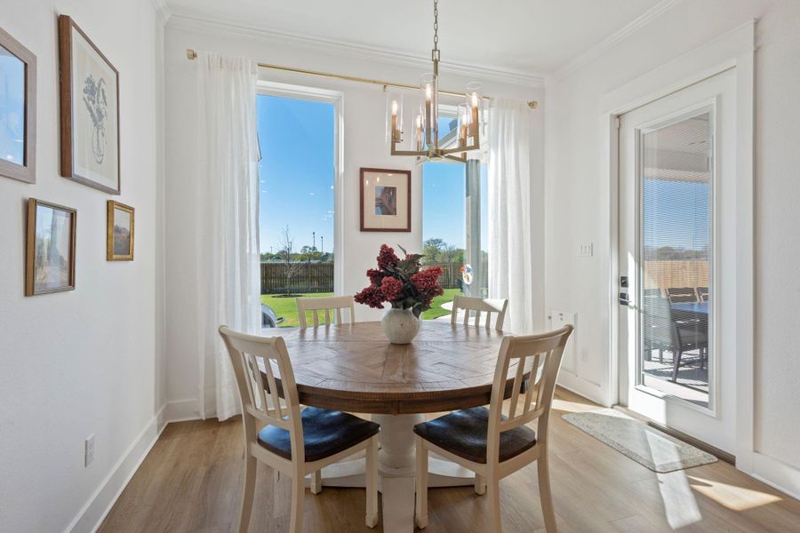 Furnished interior view inside a new home in , College Station (Image 13). Furnished interior view inside a new home in , College Station (Image 13).