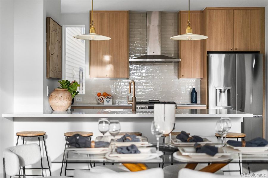 Furnished interior view inside a new home in , Denver (Image 6).