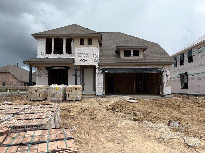In-progress construction of a new home in Westland Ranch, League City, TX (Image 5).