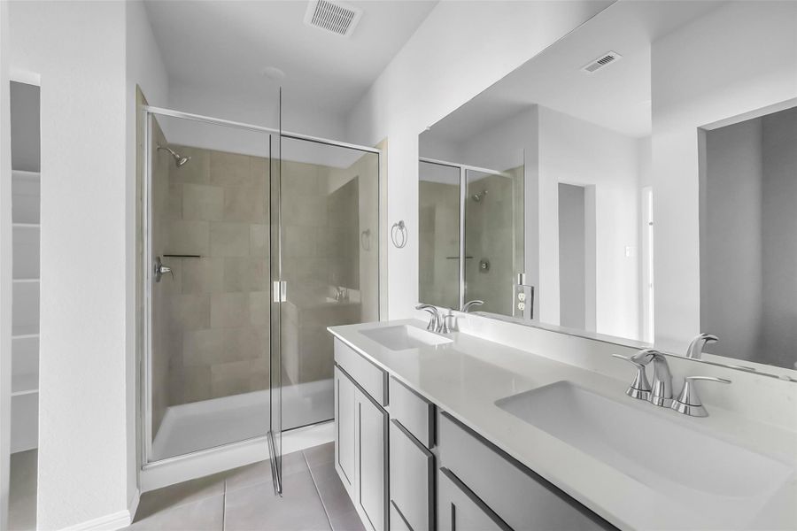 Furnished interior view inside a new home in Saint Tropez, Houston (Image 13). Furnished interior view inside a new home in Saint Tropez, Houston (Image 13).