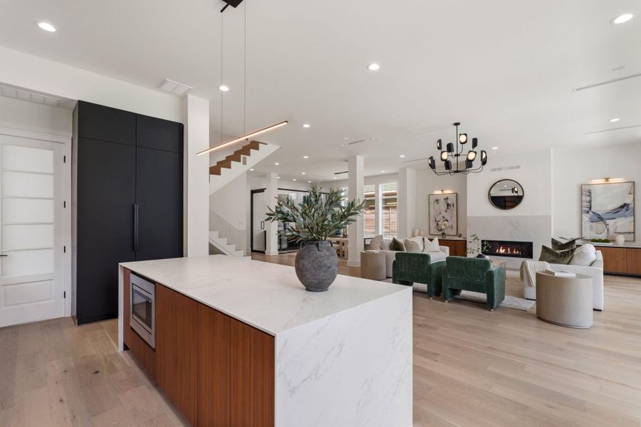 Furnished interior view inside a new home in , Houston (Image 5).