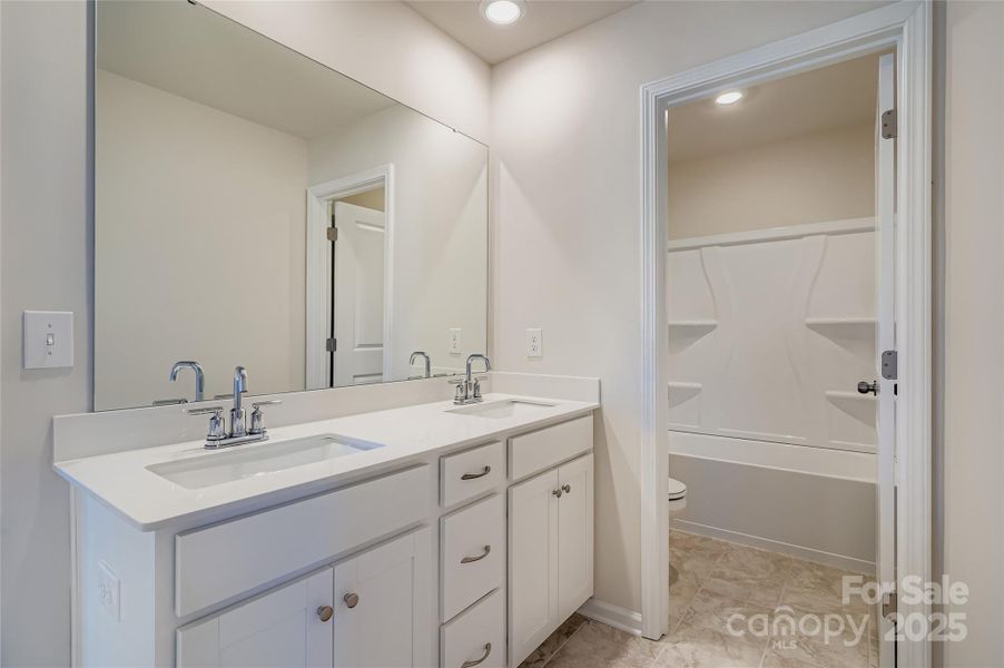 Furnished interior view inside a new home in Shannon Woods: Walk & Enclave, Maiden (Image 2).